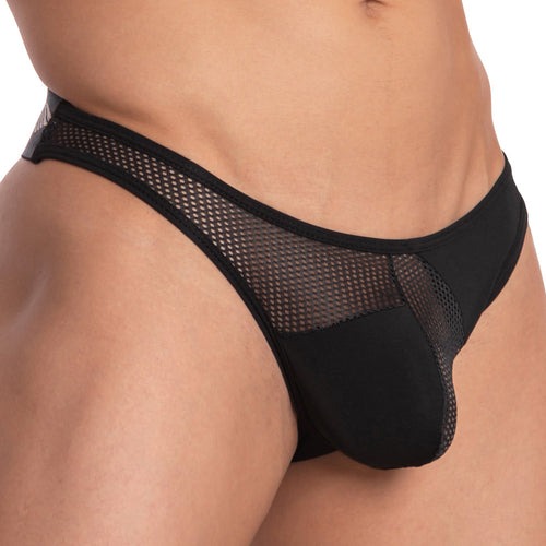 Agacio AGK025 The Assist Thong - Small / Black