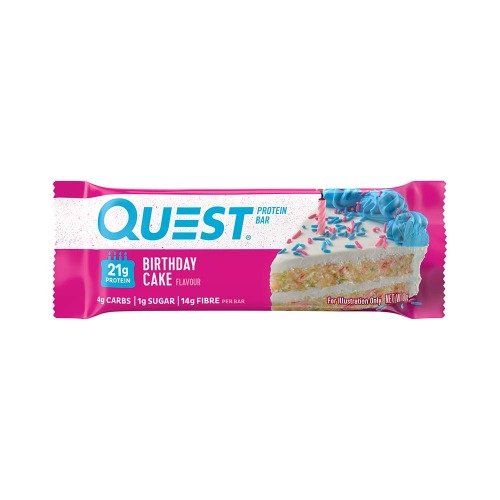 Quest Birthday Cake Protein Bars (Pack of 12)