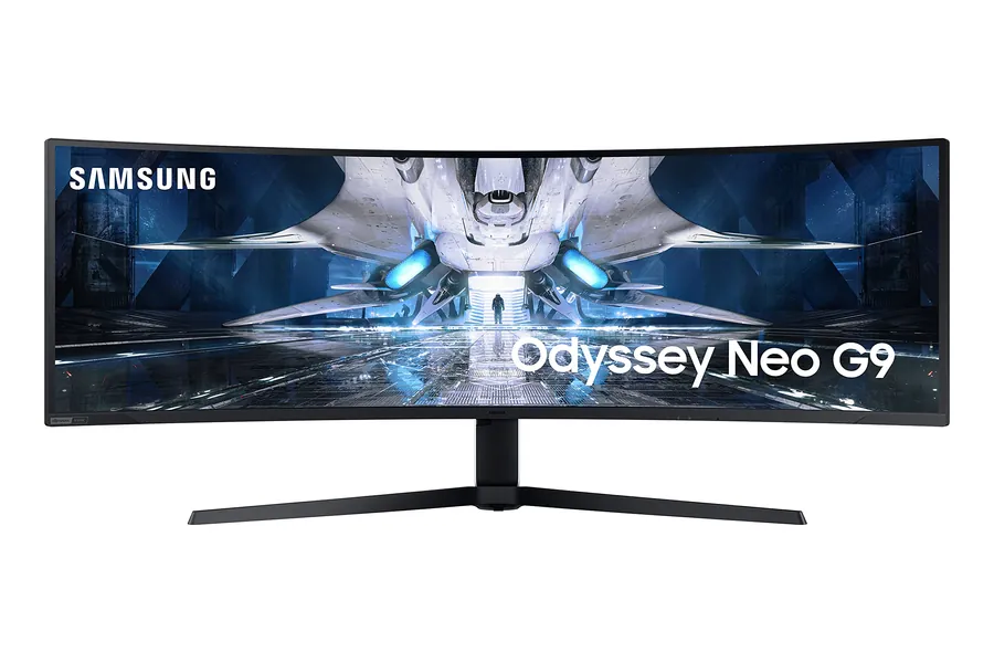 SAMSUNG 49" Odyssey Neo G9 G95NA Gaming Monitor, 4K UHD Mini LED Display, Curved Screen, 240Hz, 1ms, G-Sync and FreeSync Premium Pro, LS49AG952NNXZA, White & Black - Mini-LED, 240Hz