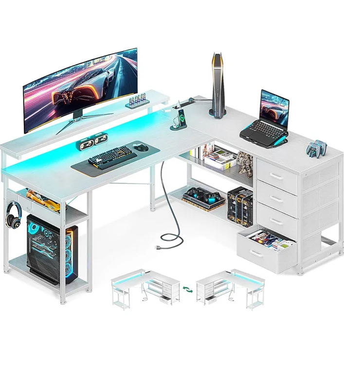 L Shaped Desk - for streaming