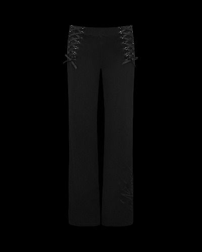CONFESSIONS RIBBON SCULPT STRETCH PANTS BLACK