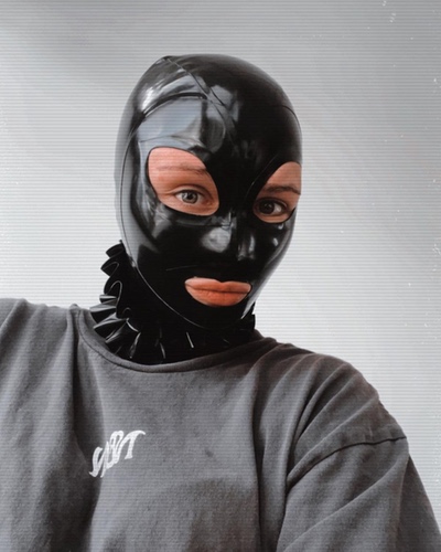 Full Face Latex Hood