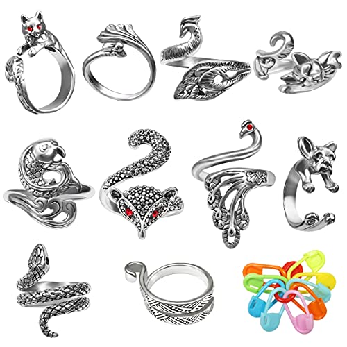 10pcs Crochet Loop Rings