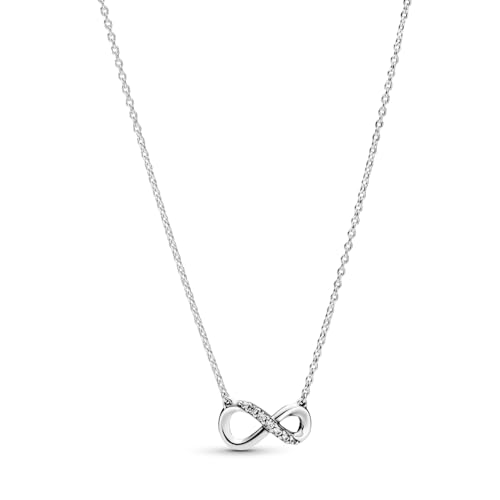 Pandora Moments - Collar con colgante de plata de ley para mujer, 50 cm - Con caja de regalo