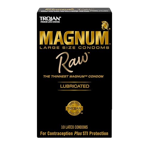 LARGE Trojan Magnum RAW Condoms