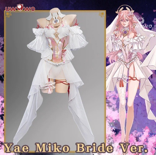 Yae Miko Bride Cosplay