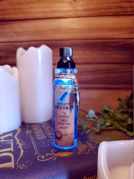 Zydrate, Glowing Magical Apothecary Jar, Potion Vial