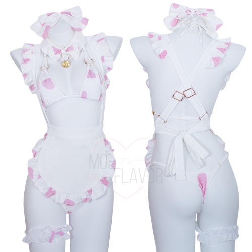 Love Dessert Cow Maid - Pink / XS/S