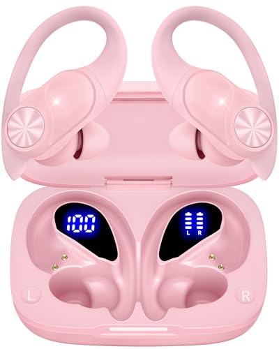 Bluetooth Headphones Wireless Earbuds - Pink