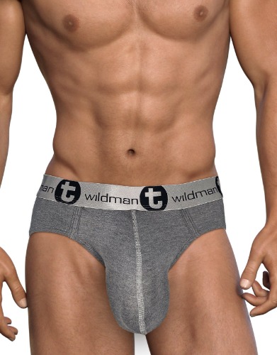 WildmanT Modal Monster Cock Brief Gray | Large