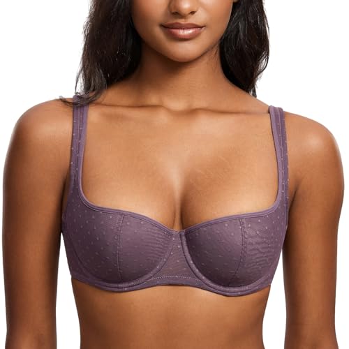 Purple Demi Bra