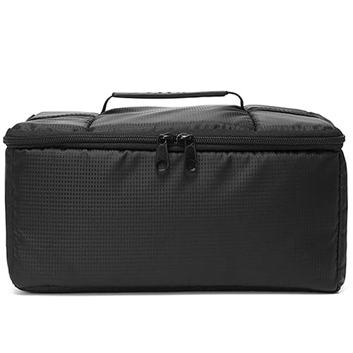 Lizbin Camera Insert Bag Camera Case, Water Resistant Camera Bag Insert Portable Inner Bag, Shockproof DSLR SLR Camera Padded Storage Bag, Camera Case Insert, Inner Case Bag Camera Bag (Black)