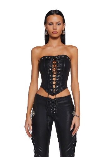 Always You Corset Top | BLACK / Small
