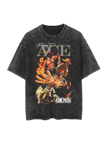 [TRZN] Portgas D. Ace Vintage Tee | S