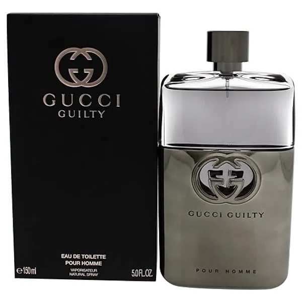 Gucci Guilty Eau Pour Homme Eau de Toilette Spray for Men, 5 ounces - Fruity - 5 Fl Oz (Pack of 1)