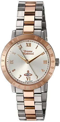 Vivienne Westwood Bloomsbury Women's Quartz Watch with Analogue Display and Stainless Steel Bracelet - Silver