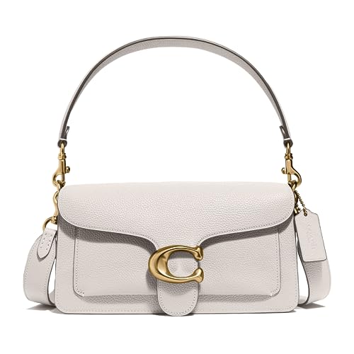 Coach Womens Polished Pebble Leather Tabby Shoulder Bag 26 Refresh - One Size - Chalk