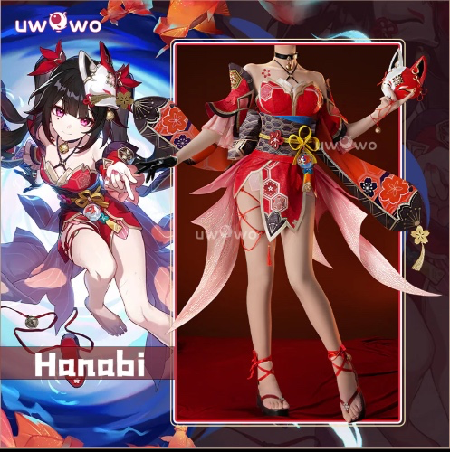 Uwowo Collab Series: Game Honkai: Star Rail Sparkle Hanabi Cosplay Costume | 【Pre-sale】L