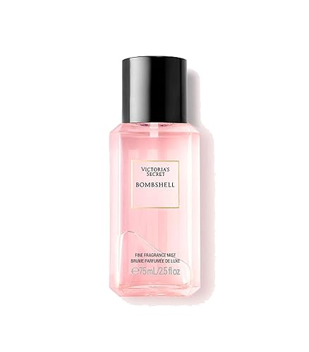 Victoria's Secret Bombshell Mini Fragrance Mist, Notes of Purple Passion Fruit, Shangri-La Peony & Vanilla Orchid, Travel Size Body Spray for Women (2.5 oz) - Bombshell