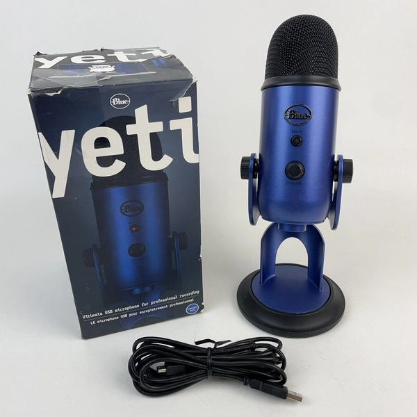 Blue Yeti Professional USB Microphone for Mac &amp; PC Condenser Mic ~Midnight Blue~