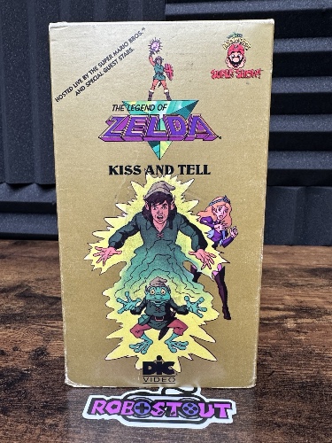 Legend of Zelda Kiss and Tell (1989) VHS Tested &amp; Authentic VERY RARE!⭐