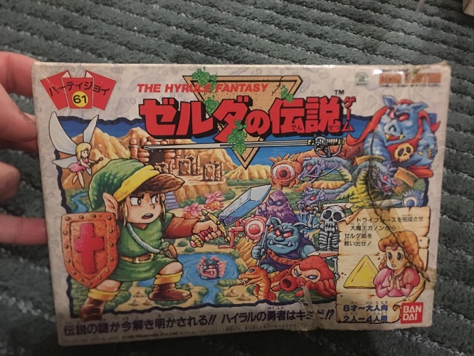 Legend Of Zelda 1 1986 Board Game JAPAN Bandai Complete RARE NES Famicom Link