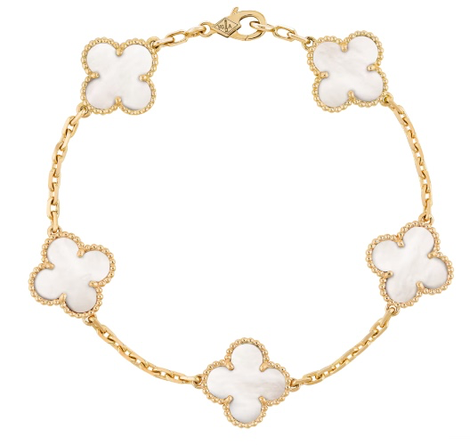 Vintage Alhambra bracelet, 5 motifs