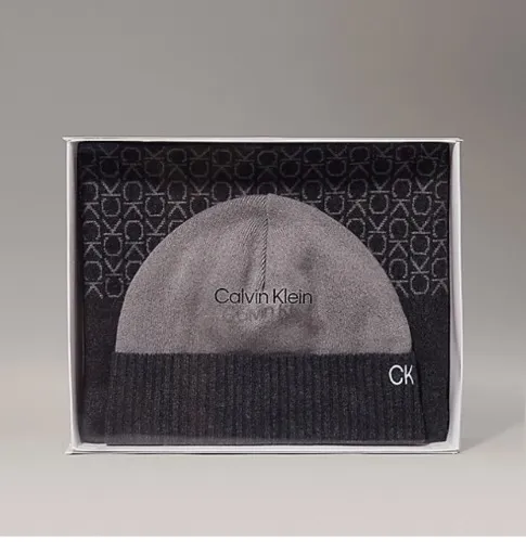 Logo Scarf and Beanie Gift Set Calvin Klein® | K50K5123900IQ