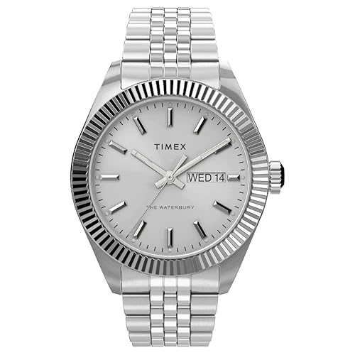 Timex Men's Analogue Quartz Watch with Stainless Steel Strap TW2V17300