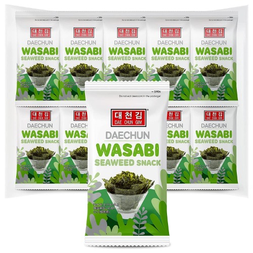 Daechun (Choi''s1) Wasabi Seaweed Snack 20-pack produkt från Korea