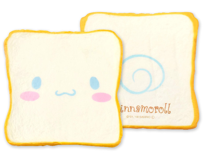Hamee Sanrio Aromatic Milk Toast Bread Slow Rising Squishy Toy (Cinnamoroll, Bread Scented, 5 Inch) [Kawaii Squishies for Party Favors, Stress Balls, Birthday Gifts for Kids, Girls, Boys, Adults] - Cinnamoroll