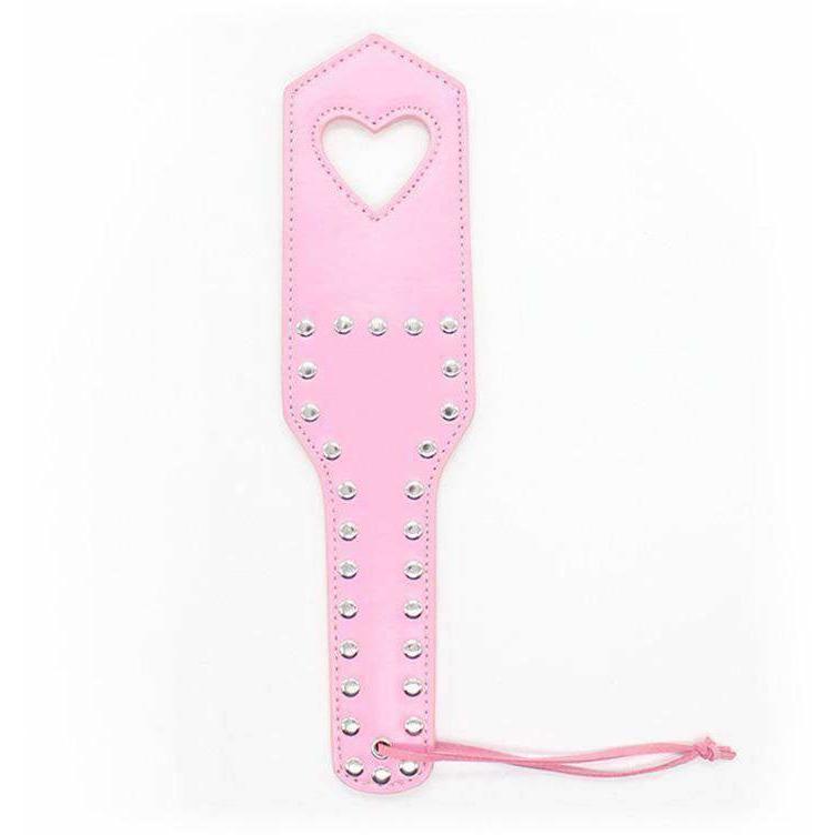 One Heart Spanking Paddle - Pink/Black | Pink