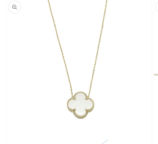 14K Golden Flower Necklace 