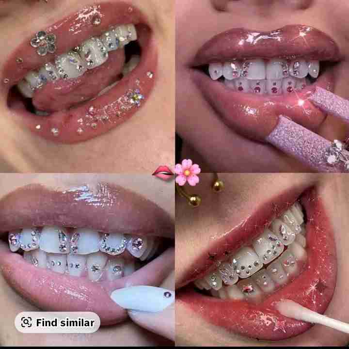 26pcs Colorful Butterfly & Round Rhinestones Dental Jewelry Set, Y2K Cute Super Shiny Faux Crystal Gems Tooth Grillz, For Daily, Party, Festival, Unisex 30pcs Colorful Butterflies one-size