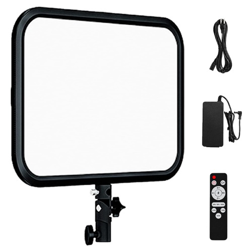 LED Video Light Panel, 45W Photography Light Studio Video Lighting, Bi-Color Light 3200K–7500K, 8 Scene Lighting Effects, for Live Streaming, Studio Photography, Video Shooting, Web Conferencing - 45W LED Video Light