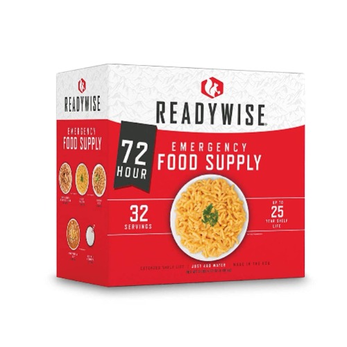 ReadyWise Emergency Freeze-Dried Food Supply, Ready Grab-and-Go Bags, Survival Food, Disaster Preparedness, Camping Meals, Variety Pack of Meals for 72 Hours, 34 Servings - 72 Hour Variety