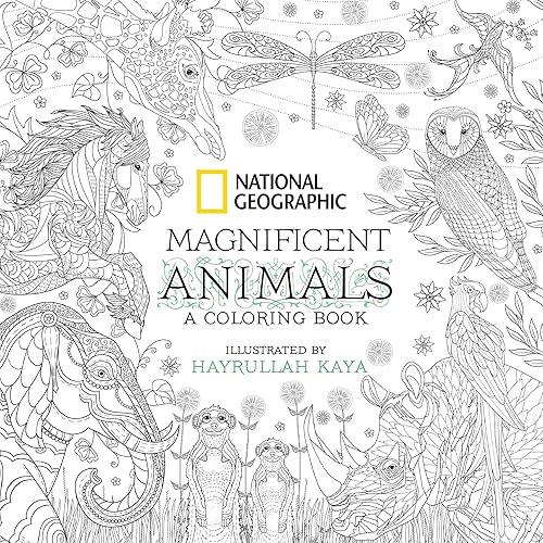 National Geographic Magnificent Animals: A Coloring Book