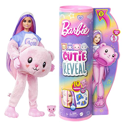 Barbie Cutie Reveal Doll | Teddy Bear Costume