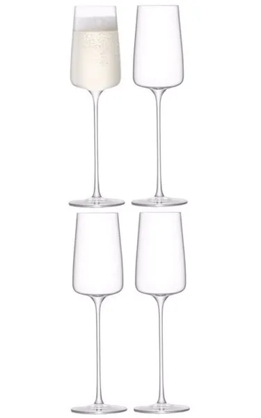 LSA Unisex Adults Metropolitan Champagne Flute (Metropolitan)