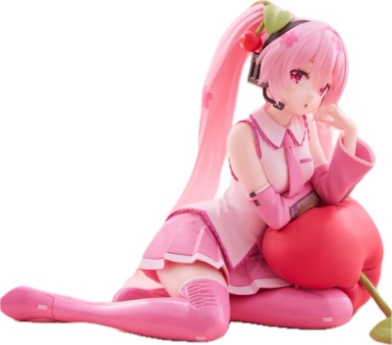 Vocaloid - Hatsune Miku - Desktop Cute - Sakura, Cherry Cushion Ver. (Taito) - Brand New