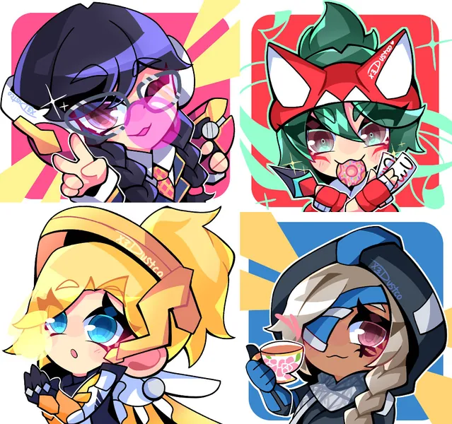 Overwatch 2 Decal Die-Cut Peeker Sticker