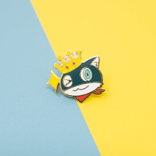 P5 Morgana Enamel Pin - [A Grade] / Simple Rubber Back