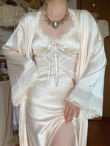 Night Maiden Dress & Robe Set - XL