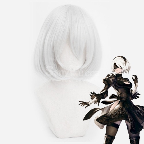 Game NieR: Automata Cosplay YoRHa No.2 Type B Cosplay Wig