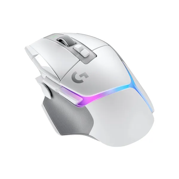 Logitech G502 X Plus Lightspeed Wireless RGB Gaming Mouse - White - LIGHTFORCE Hybrid switches, LIGHTSYNC RGB, Hero 25K Gaming Sensor, Compatible with PC