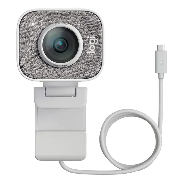 Logitech Streamcam Full HD with USB-C Webcam, Off White