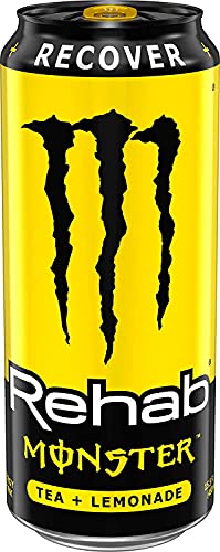 16 Pack - Monster Rehab - Tea + Lemonade + Energy - 15.5oz.
