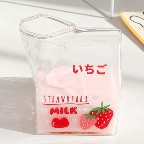 Strawberry glass!˚ ༘♡ ⋆｡˚