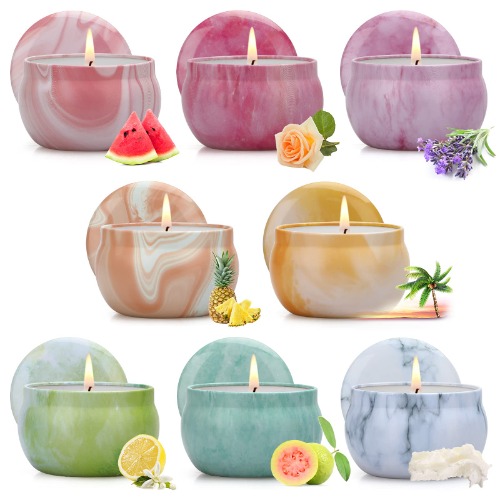 Color Cloud and Mist Serie 8 scented candles!