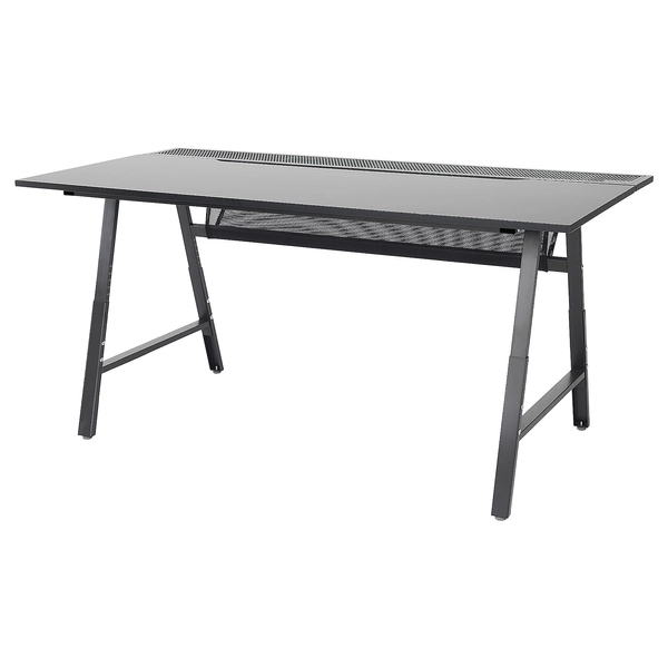 UTESPELARE Gaming desk - black 63x31 1/2 "